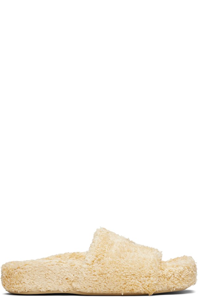 MM6 Maison Margiela — Beige Spugna Vichy Sandals
