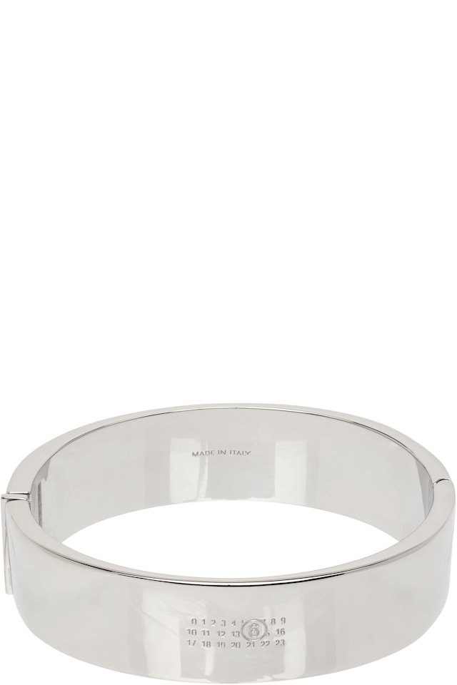 MM6 Maison Margiela — Engraved-Logo Bracelet