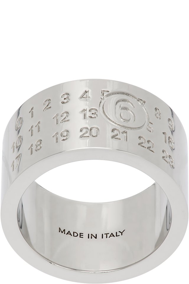 MM6 Maison Margiela — Minimal Logo Ring