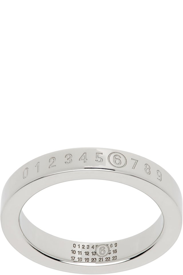MM6 Maison Margiela — Numeric Minimal Signature Ring