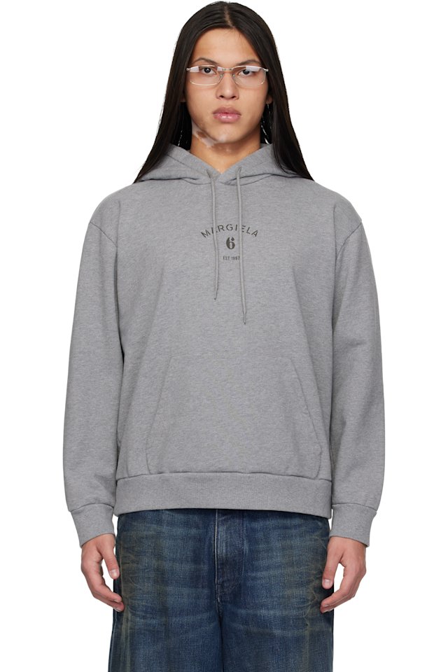 MM6 Maison Margiela — Gray Logo Hoodie