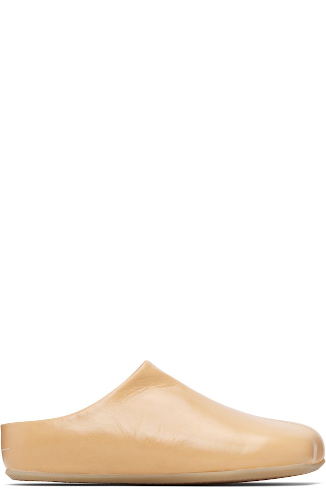 MM6 Maison Margiela — Beige Factory Sabot Loafers