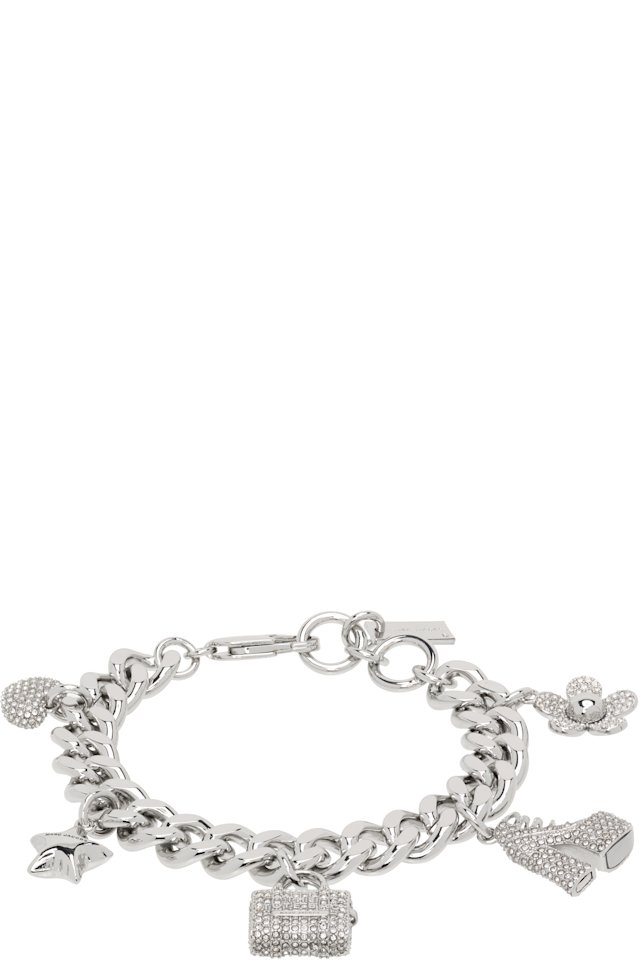 Marc Jacobs — 'The Pave Mini Icon Charm' Bracelet