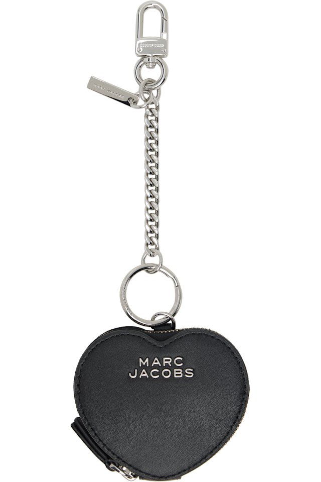 Marc Jacobs — Black 'The Heart Pouch' Bag Charm