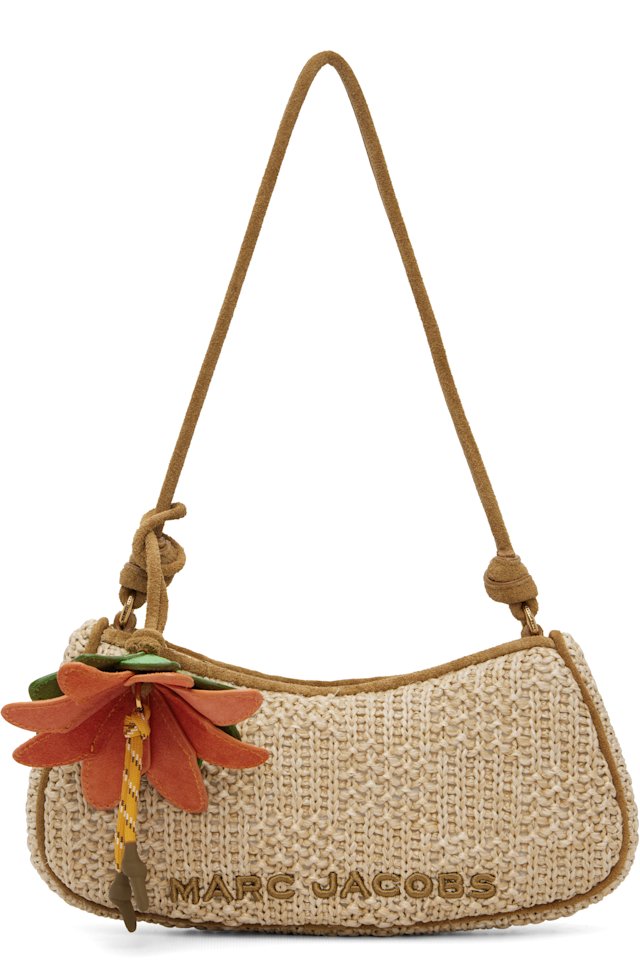 Marc Jacobs — Beige 'The Summer Woven Charm' Shoulder Bag
