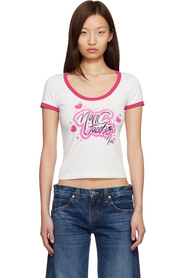 Marc Jacobs — SSENSE Exclusive White 'The Miami' City T-shirt