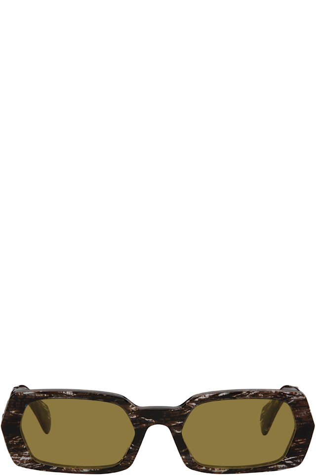 RETROSUPERFUTURE — Brown 'L'Altro' Sunglasses