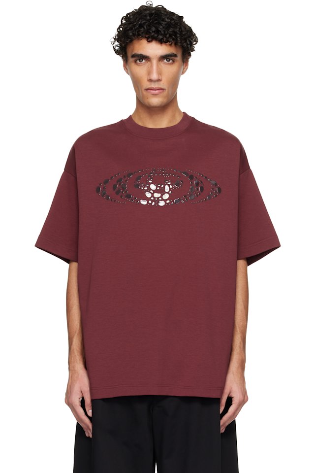 Casablanca — Red Pebble Logo Oversized T-shirt