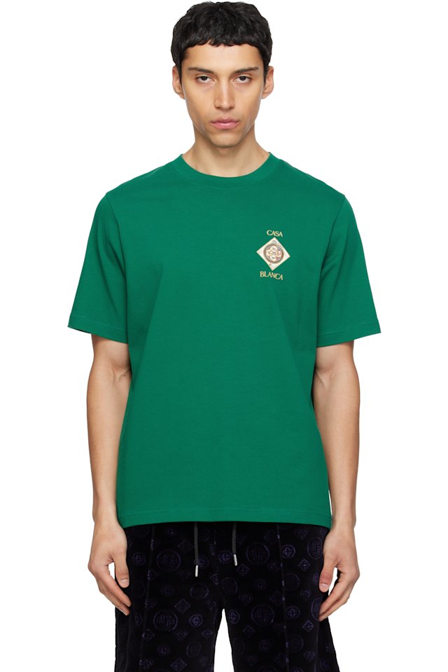 Casablanca — Green Plafond Orne De Musique Short Sleeve T-shirt