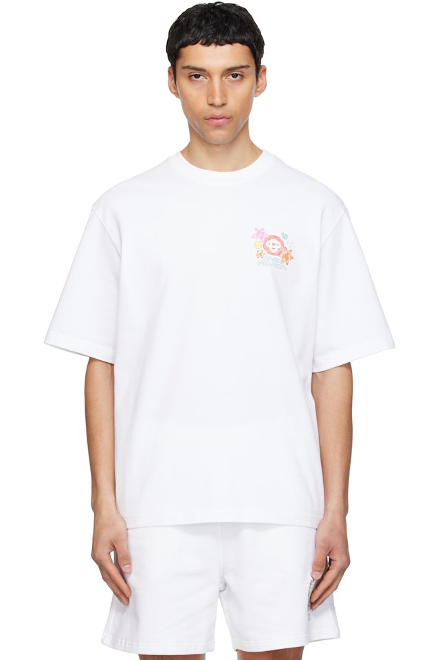 Casablanca — White Collage D'Icônes Graphique T-shirt