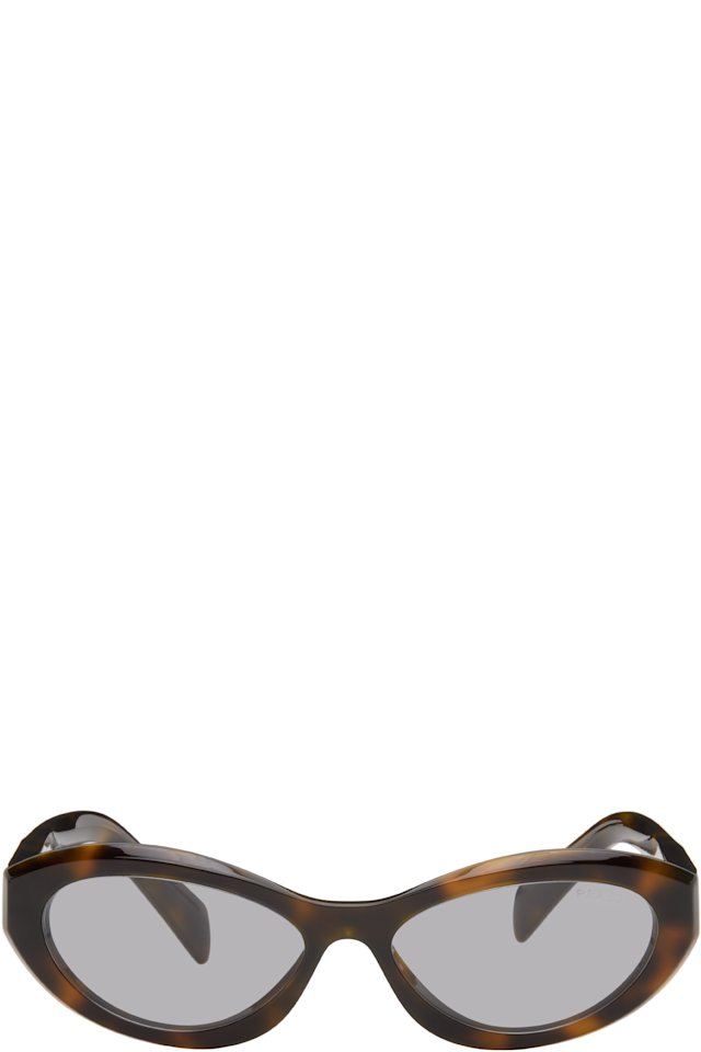 Prada Eyewear — Brown 'Prada Symbole' Sunglasses