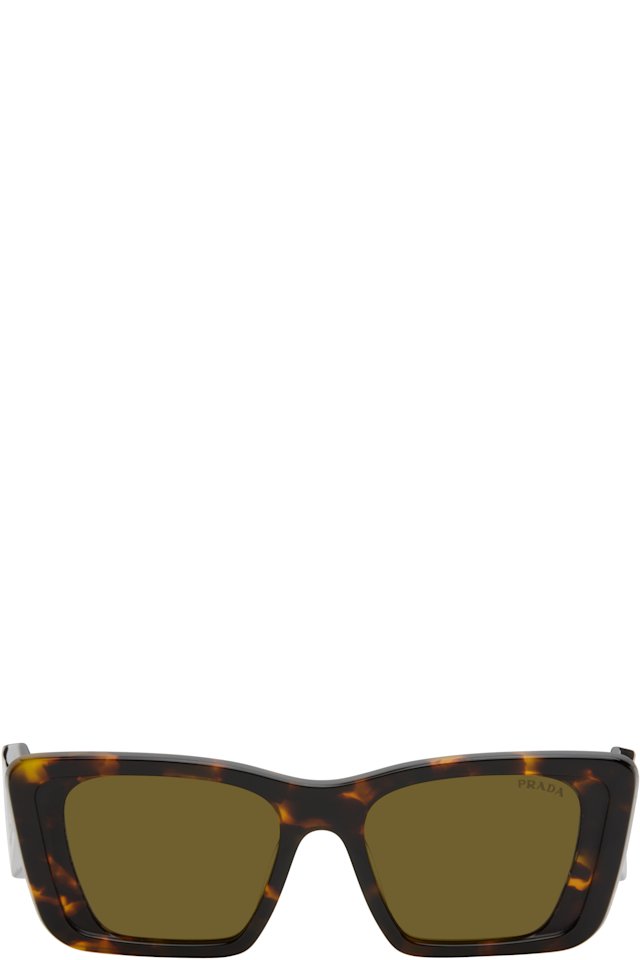 Prada Eyewear — Brown 'Prada Symbole' Sunglasses