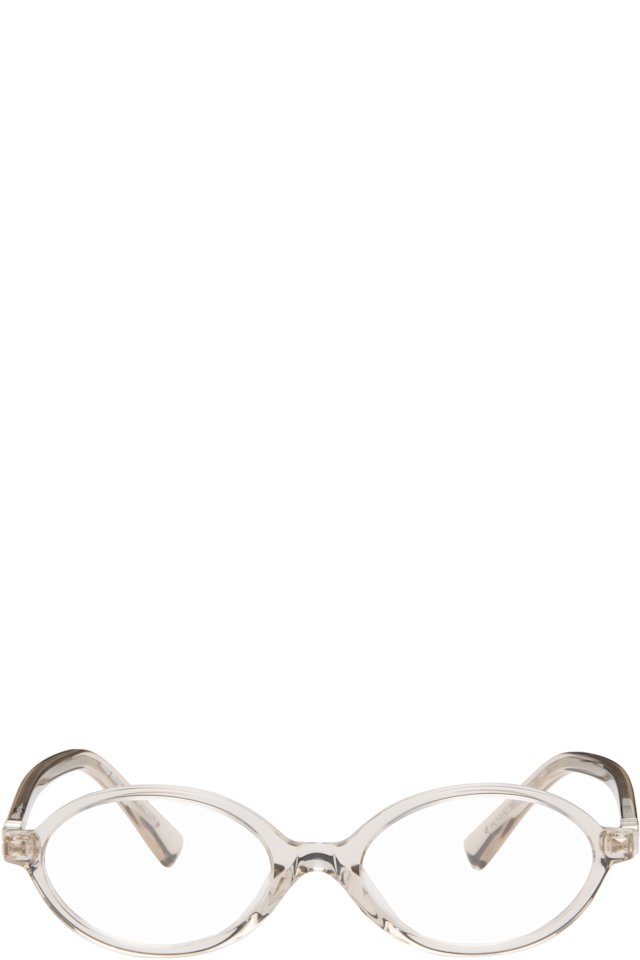 Miu Miu Eyewear — Transparent Miu Regard Glasses