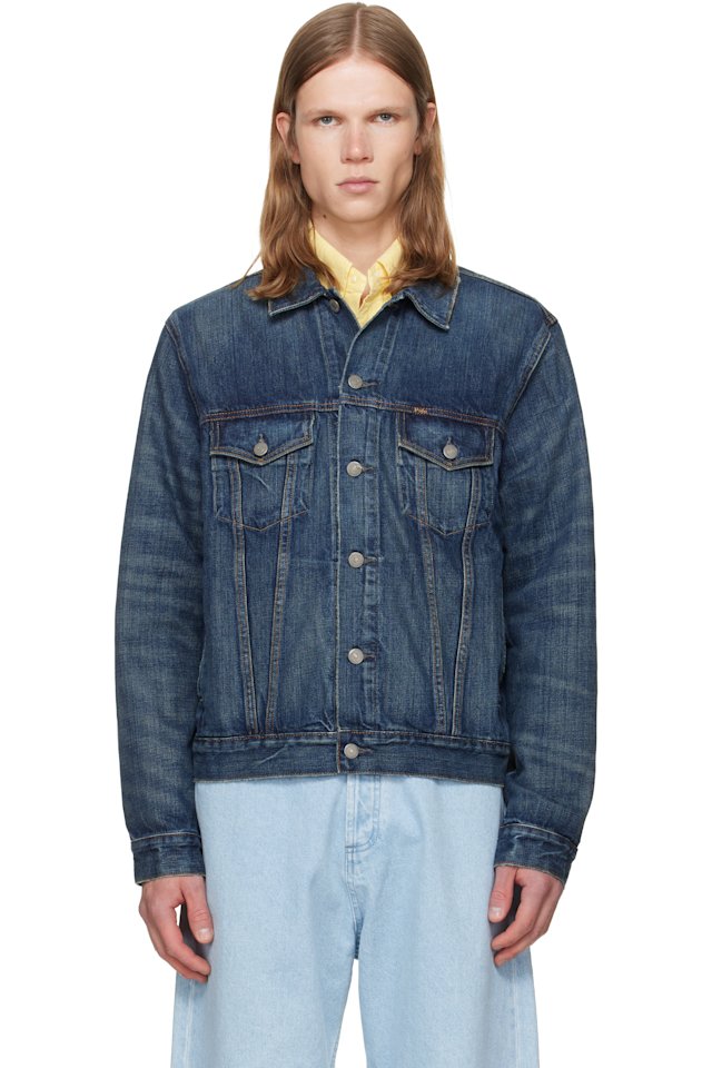 Polo Ralph Lauren — Navy Denim Trucker Jacket