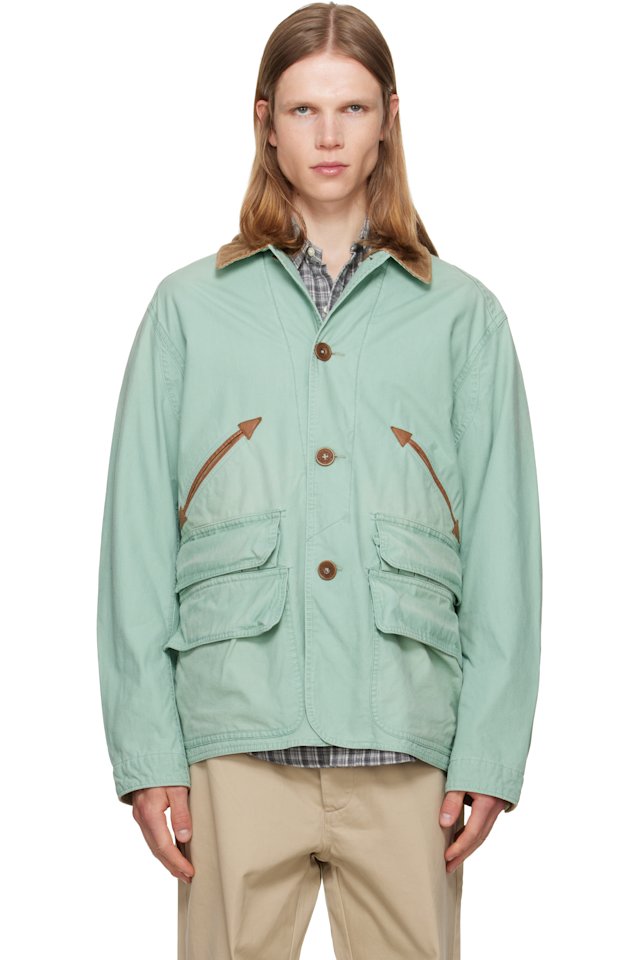 Polo Ralph Lauren — Green Cotton Canvas Field Jacket