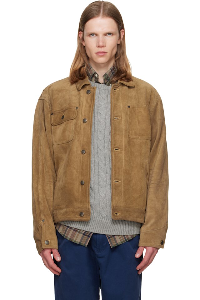 Polo Ralph Lauren — Brown Suede Jacket