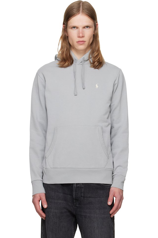 Polo Ralph Lauren — Gray Loopback Terry Hoodie