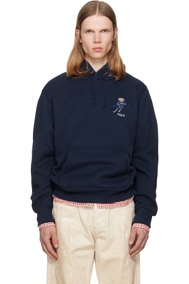 Polo Ralph Lauren — Navy Polo Bear Skiier Hoodie