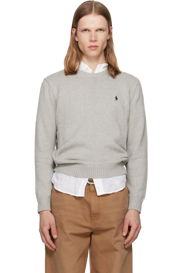 Polo Ralph Lauren — Gray Polo Long Sleeve Sweater