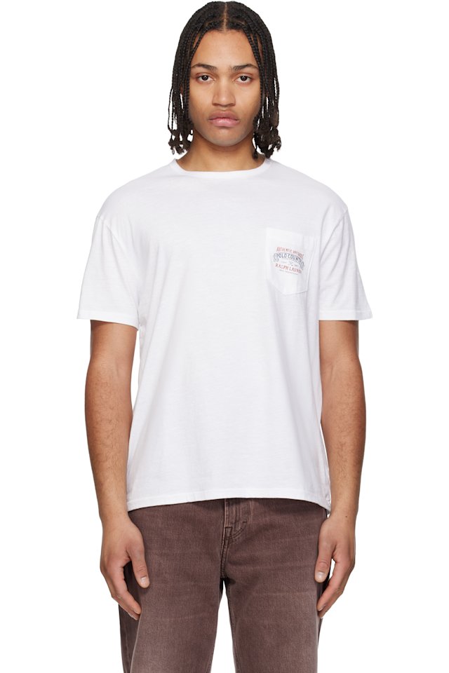 Polo Ralph Lauren — White Classic Fit Polo Country T-shirt