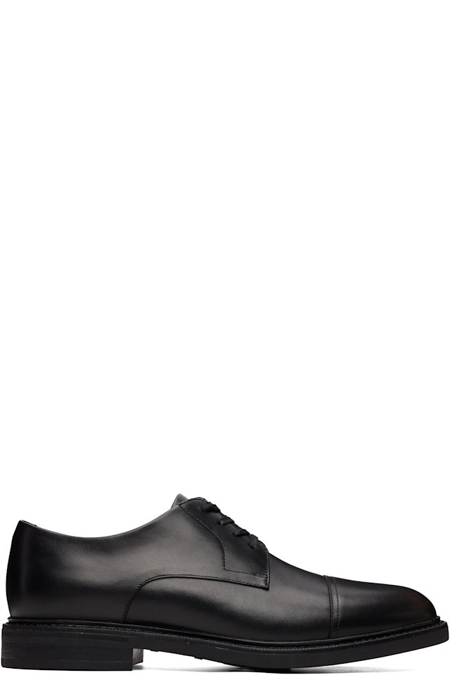 Polo Ralph Lauren — Black Asher Captoe Derbys