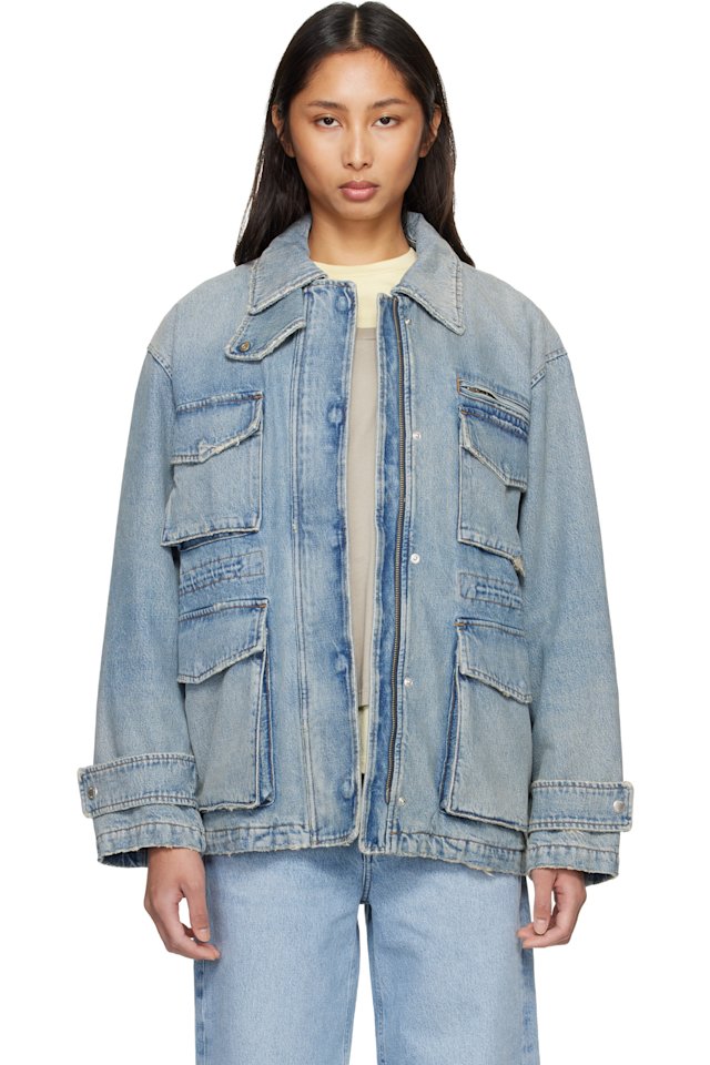 AGOLDE — Blue Aubrey Denim Jacket