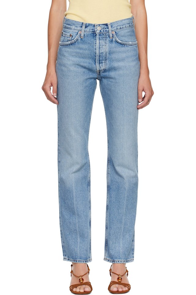 AGOLDE — Blue Lana Jeans