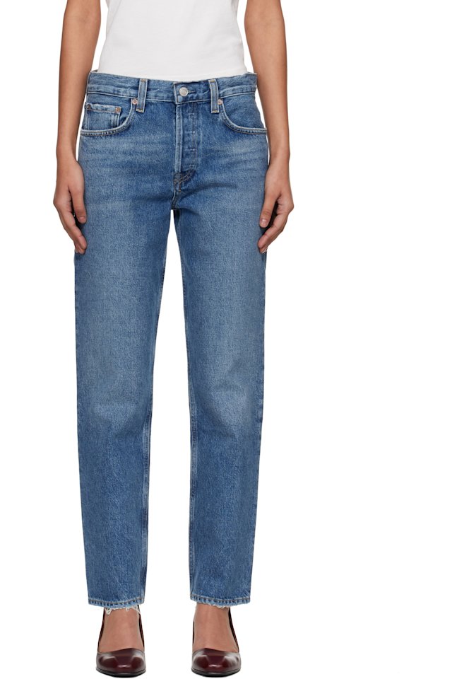 AGOLDE — Blue Romney Jeans