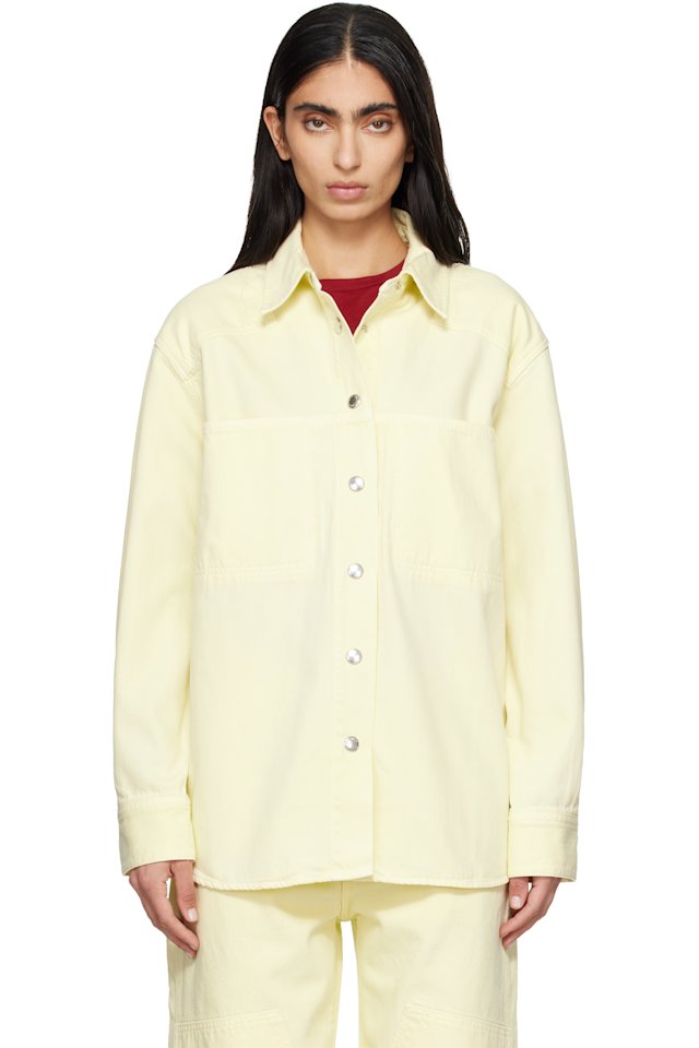 AGOLDE — Yellow Laria Shirt