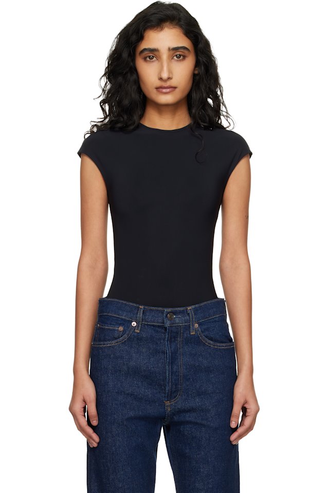 AGOLDE — Black Agata Bodysuit