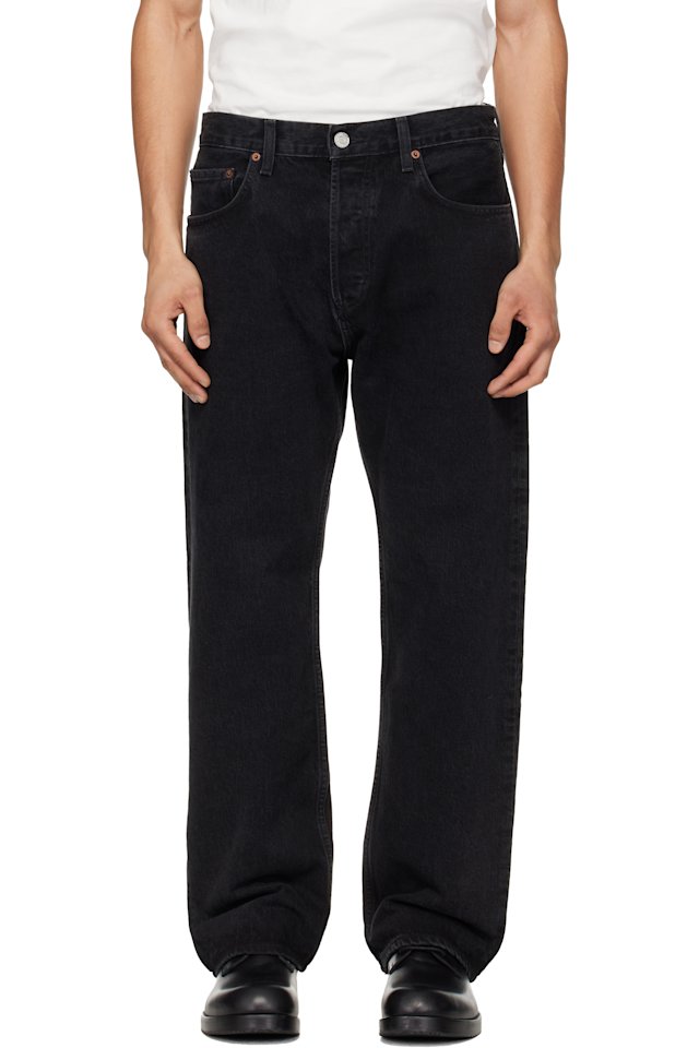 AGOLDE — Black Magnus Trouser Jeans