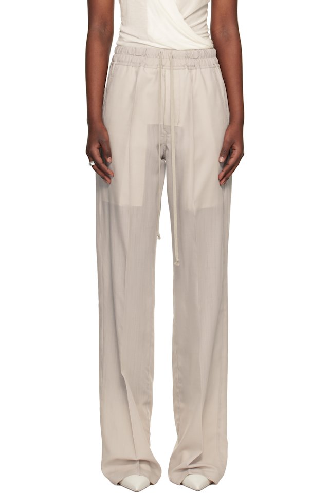 Rick Owens — Off-White Temple Dietrich Drawstring Lounge Pants