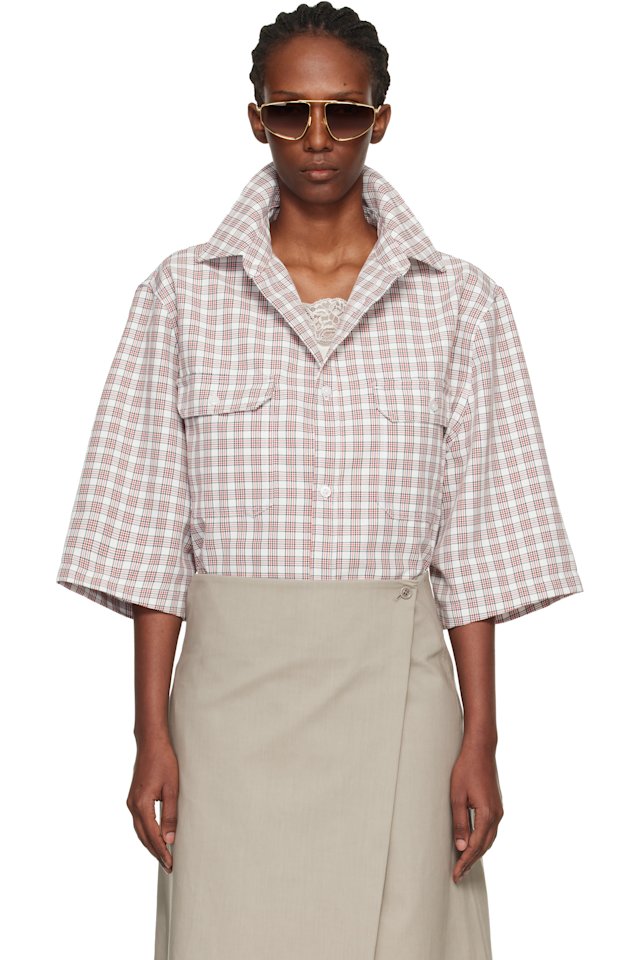 WILLY CHAVARRIA — White & Red S/S Corcoran Shirt