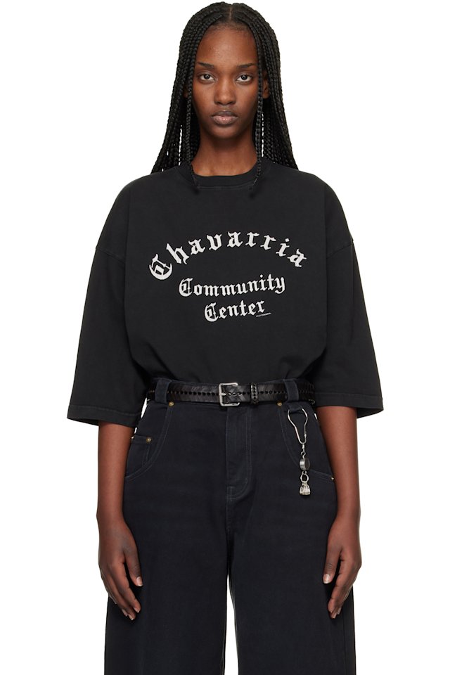 WILLY CHAVARRIA — Black 'Chavarria Community Center' Buffalo T-shirt