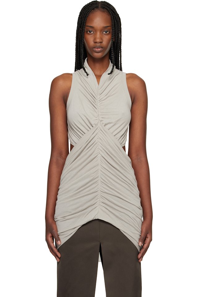Rick Owens — Off-White Temple Sunpeel Top