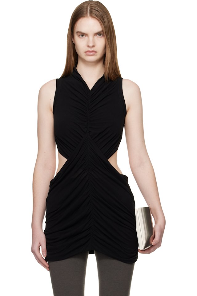 Rick Owens — Black Temple Sunpeel Top
