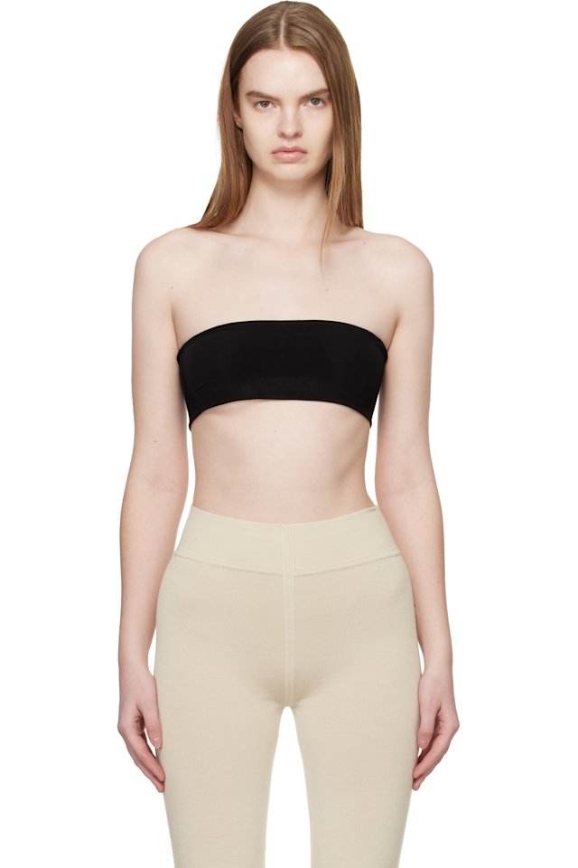 Rick Owens — Black Temple Bandeau Tube Top