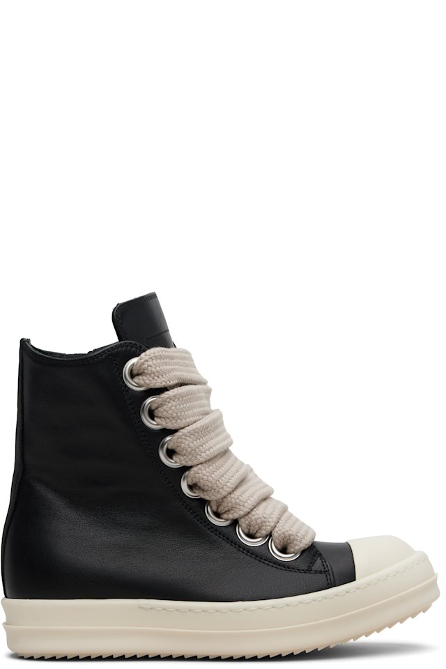Rick Owens — Black Temple Jumbolace Sneakers