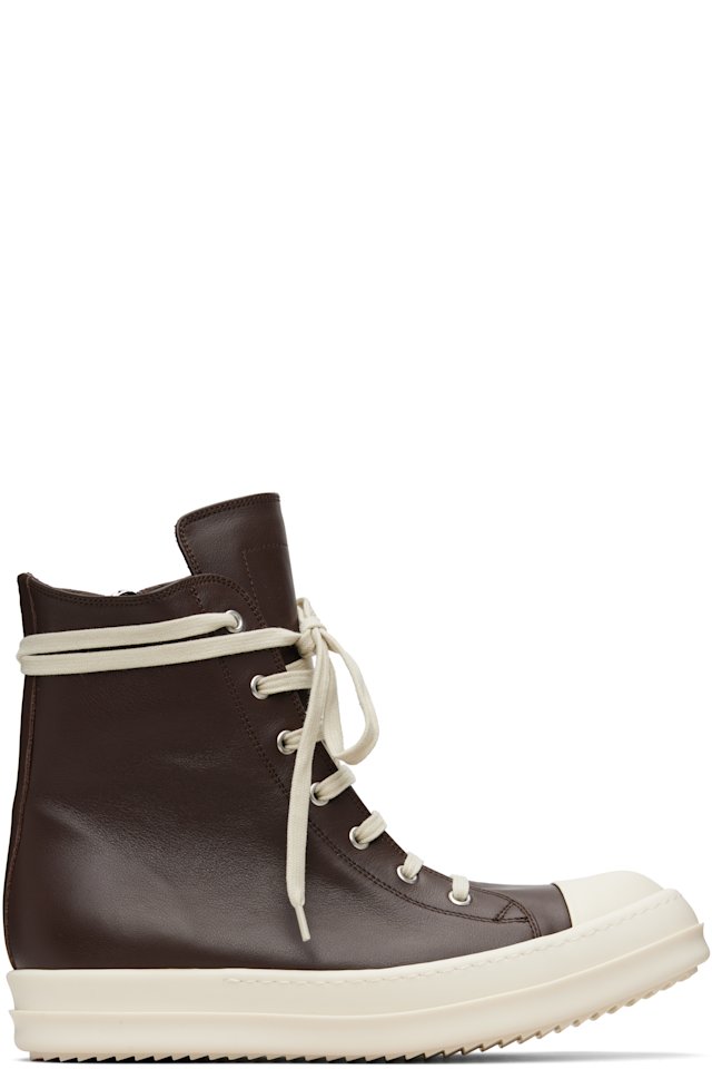 Rick Owens — Brown Temple Sneakers