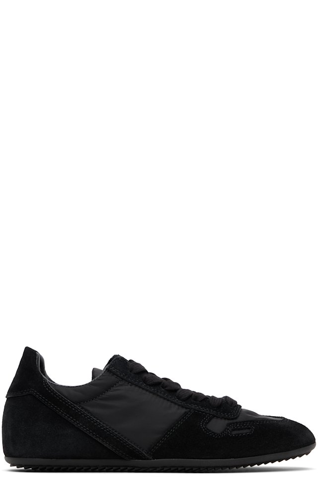 Rick Owens — Black Temple Minimal Sneakers