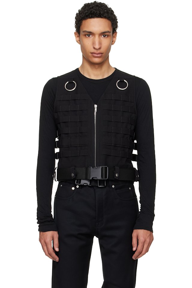 Rick Owens — Black Temple Supply Vest