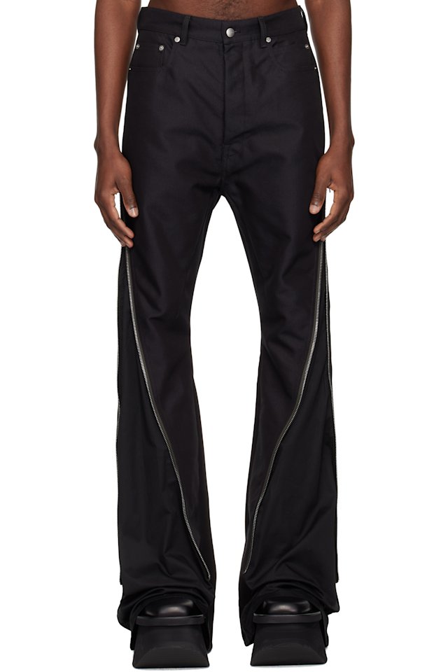 Rick Owens — Black Temple Bolan Banana Jeans