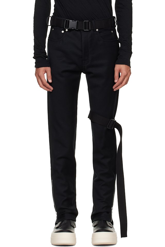 Rick Owens — Black Temple Blixa Jeans