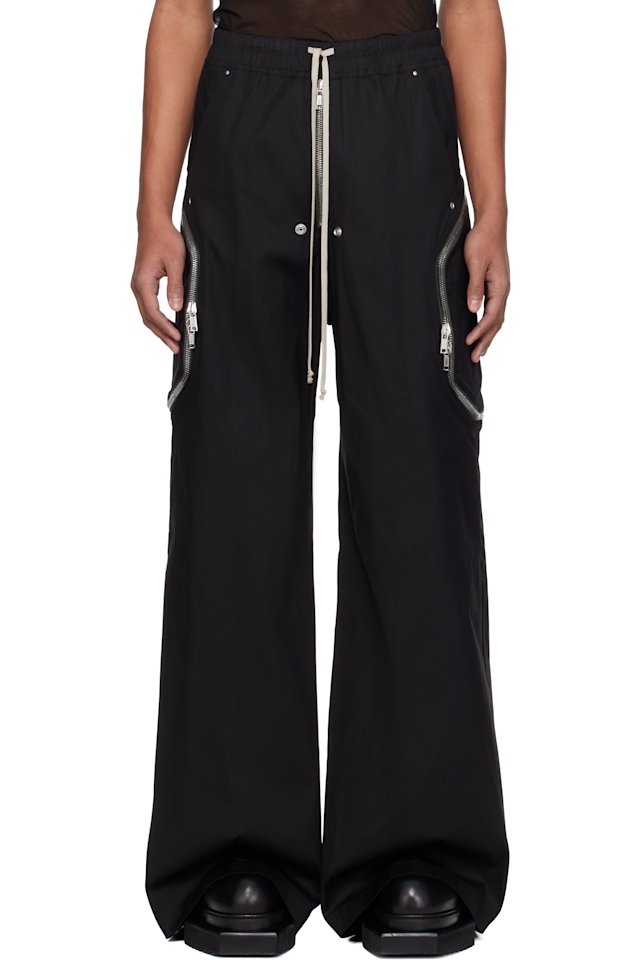 Rick Owens — Black Temple Heizer Belas Cargo Pants
