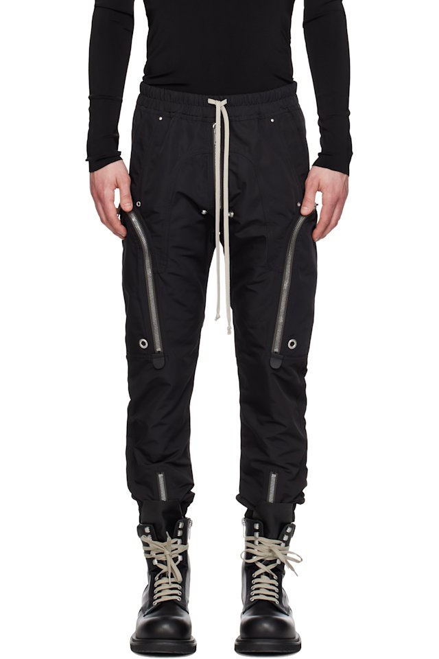 Rick Owens — Black Temple Bauhaus Cargo Pants