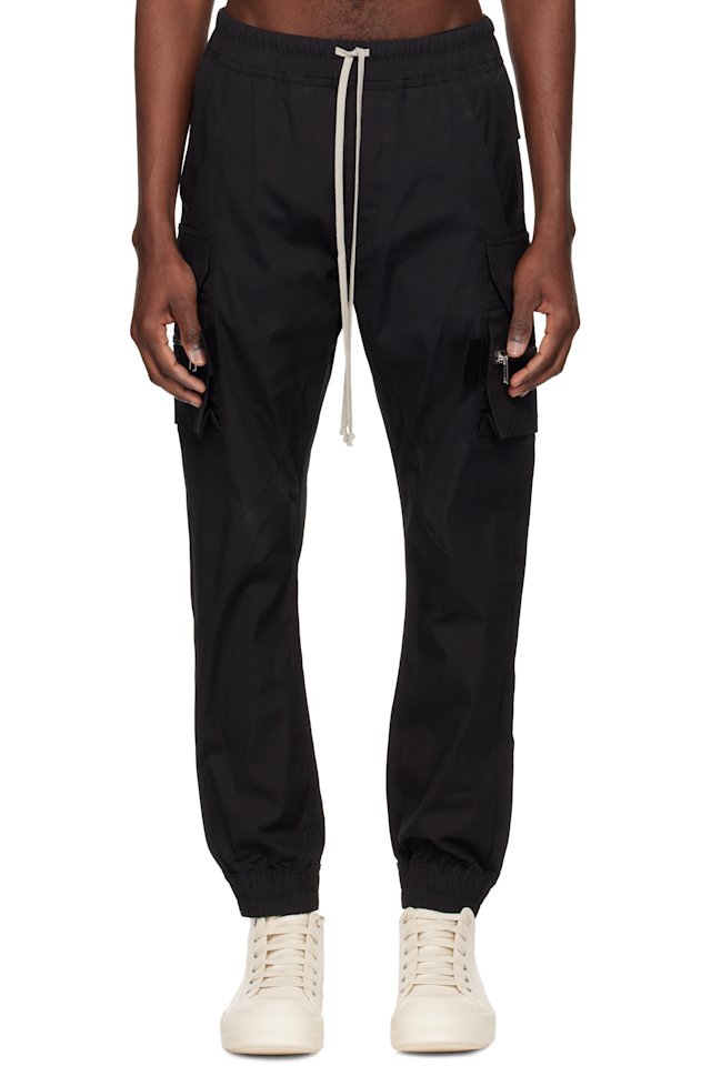 Rick Owens — Black Temple Mastodon Cargo Pants