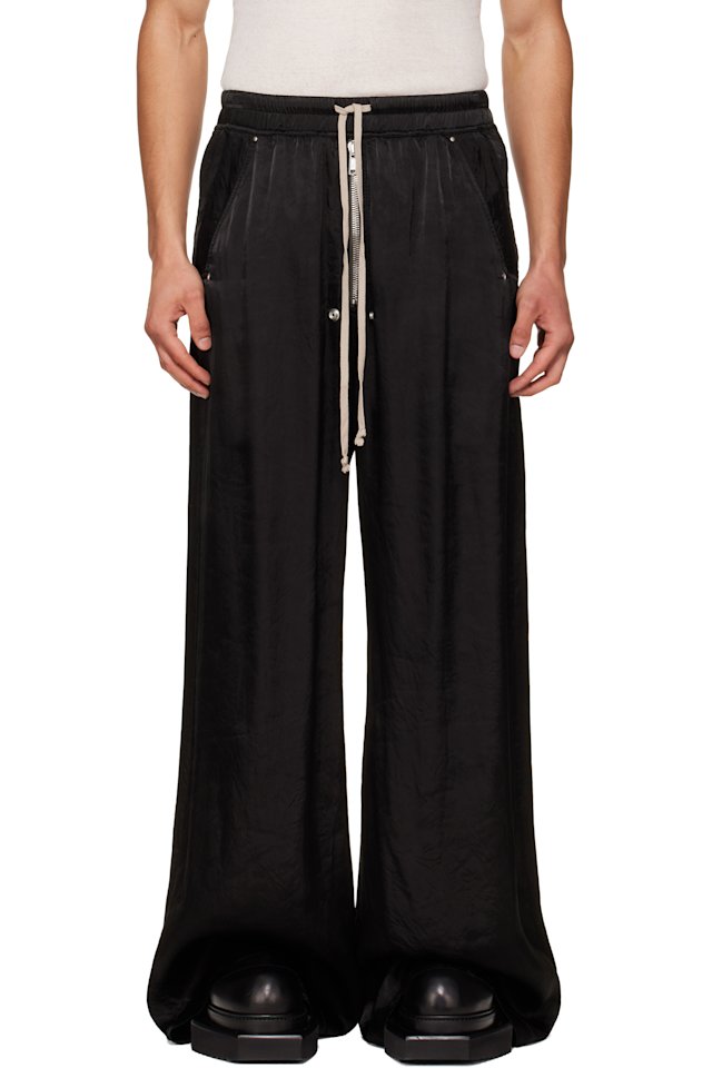 Rick Owens — Black Temple Wide Bela Trousers