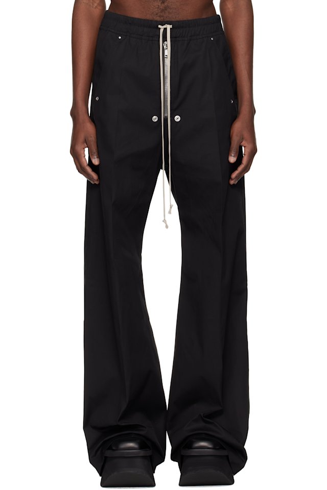 Rick Owens — Black Temple Wide Bela Trousers