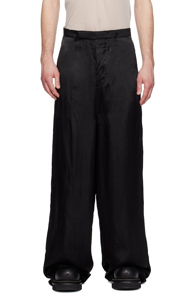 Rick Owens — Black Temple Tailored Firbanks Trousers