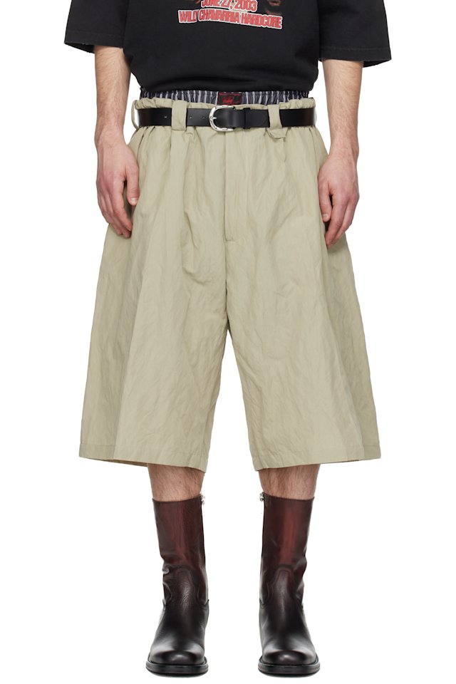 WILLY CHAVARRIA — Khaki Toluca Shorts